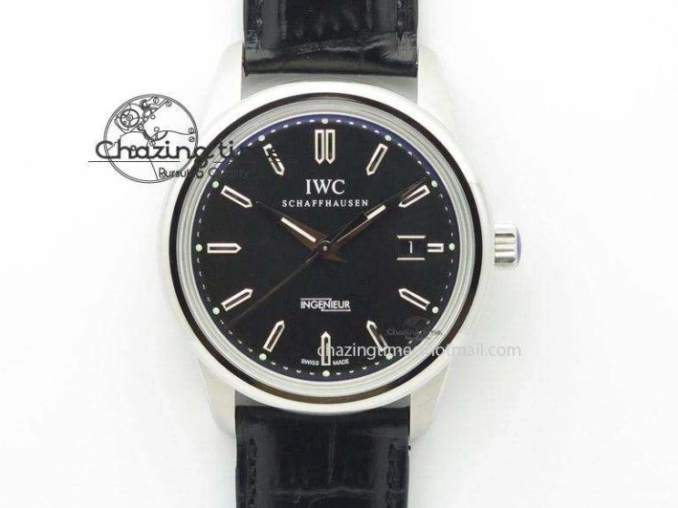 MIROTIME 0506 Portofino SCHAFFHAUSEN SS MKF 1:1 Best Edition Black Dial On Mesh Bracelet A Sporty 7342